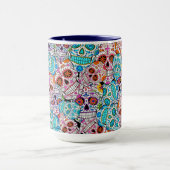 Mug Crânes à fleurs (Centre)