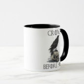 Mug Crânes de Corbeaux Avant Pioches (Devant droit)