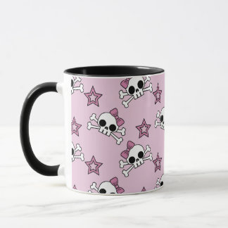 Mug Crânes de filles et étoiles