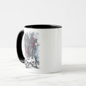 Mug Crânes de guitare Rock n Roll (Devant gauche)