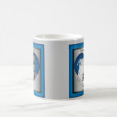Mug Crânes de mariage - bleu (Centre)