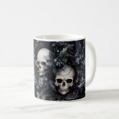Mug Crânes de Noël gothiques (Devant droit)