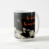 Mug Crânes et citation d'Halloween (Devant droit)