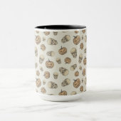 Mug Crânes et Citrouille Motif d'Halloween (Centre)