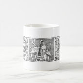 Mug Crânes et jonquilles Macabre Art (Centre)