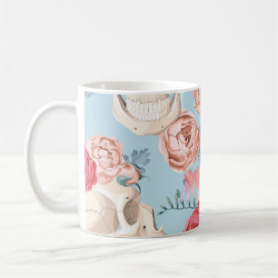 Mug Crânes et Motif Vintage Rose