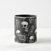 Mug Crânes Et Noirs Rose (Centre)