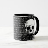 Mug Crânes et poésie (Devant droit)
