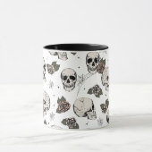 Mug Crânes et Roses d'Eucalyptus vintages (Centre)