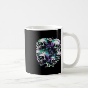 Mug Crânes fantômes Voler Halloween Plaisir Tee automn