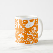 Mug Crânes oranges (Devant droit)