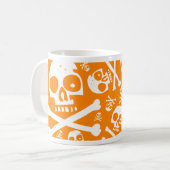 Mug Crânes oranges (Devant gauche)