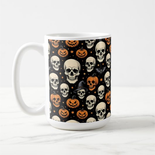 Mug Crânes pour Halloween (Gauche)