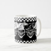 Mug Crânes riants de chef (Devant droit)