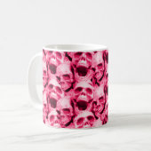 Mug Crânes roses chaudes (Devant gauche)