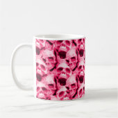Mug Crânes roses chaudes (Gauche)