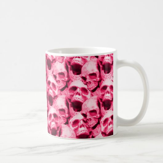Mug Crânes roses chaudes (Droite)