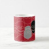 Mug Crânes - rouge sang et blanc os (Centre)