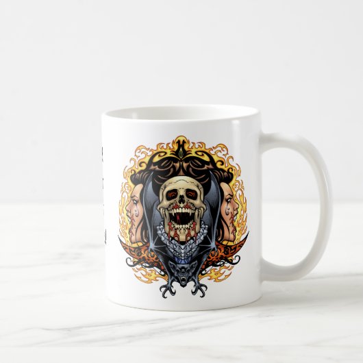 Mug Crânes, vampires et chauves-souris (Droite)