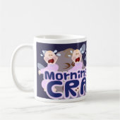 Mug Cranky Mornings Funny Baby Cartoon Art (Gauche)