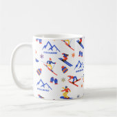 Mug Cranmore Mount New Hamphire Ski Snowboard Motif (Gauche)