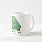 Mug Crapaud Drôle - Allié Pas Grenouille (Devant droit)