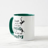 Mug Craph C'Est Mon Cirque Et Ce Sont Mes Singes (Devant gauche)