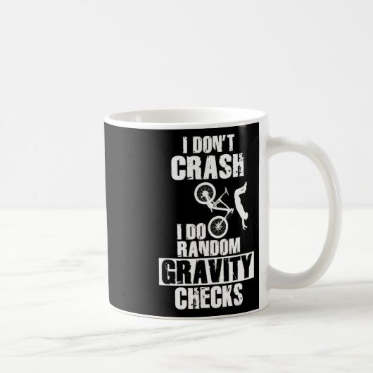 Mug Crash de VTT - Drôles de vérifications de gravité (Droite)