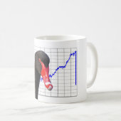 Mug Crash du marché du cygne noir (Devant droit)