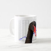 Mug Crash du marché du cygne noir (Devant gauche)