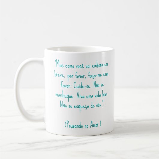 Mug Crash Landing on You (Caneca Pousando no Amor) (Gauche)