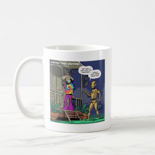 Mug Crash Test Hippie Funny (Gauche)