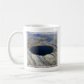 Mug Cratère aérienne Pingualuit, Québec, Canada. (Gauche)