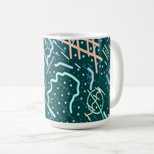 Mug Cratères et comètes (Devant droit)
