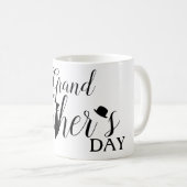 Mug Cravate Black Scripts blanc Bonne grande Fête des (Devant droit)