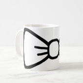 Mug Cravate d'arc (Devant gauche)