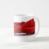 Mug Cravate de la Bow rouge Mariage mariage marié mari (Devant droit)