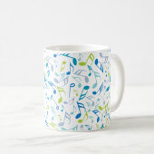 Mug Cravate Notes musicales (Devant droit)