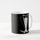 Mug Cravate Tuxedo Black Bow (Devant droit)