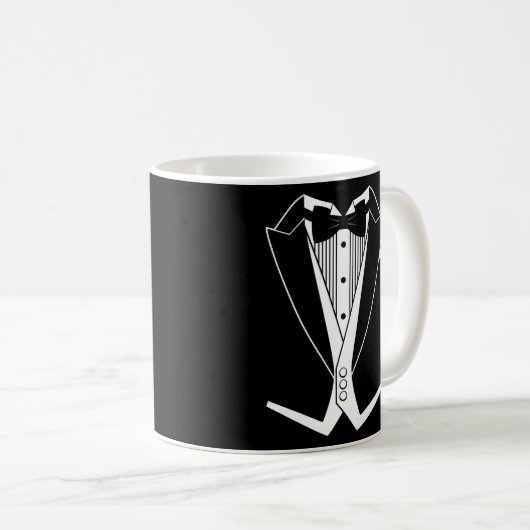 Mug Cravate Tuxedo Black Bow (Devant droit)