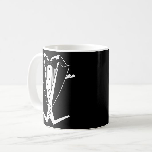 Mug Cravate Tuxedo Black Bow (Devant gauche)