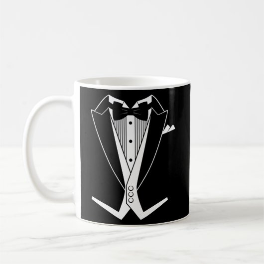 Mug Cravate Tuxedo Black Bow (Gauche)