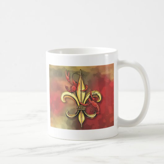 Mug Crawfish Fleur De Lis (Droite)