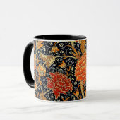 Mug Cray, famous pattern by William Morris, (Devant gauche)