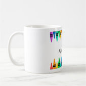 Mug Crayon arc-en-ciel pour appréciation des enseignan (Gauche)