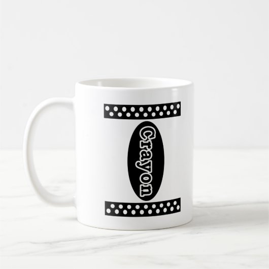Mug Crayon Box Halloween Costume Choisir N'Importe Que (Gauche)