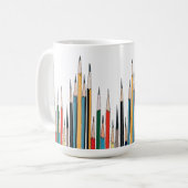 Mug Crayon Crayon de couleur (Devant gauche)