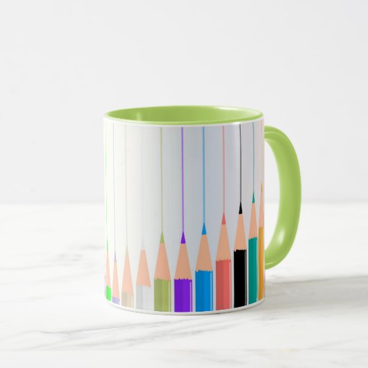 Mug Crayon de couleur (Devant droit)