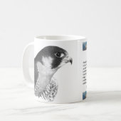 Mug Crayon de faucon pèlerin (Devant gauche)