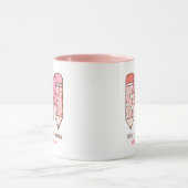 Mug Crayon de la Saint-Valentin de l'enseignant mignon (Centre)